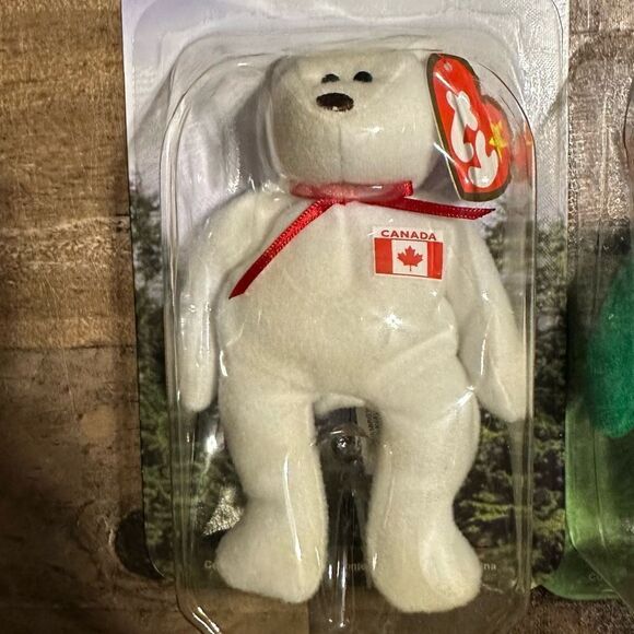 Ty Teenie Beanie Babies International Bears NWT - Picture 2 of 5